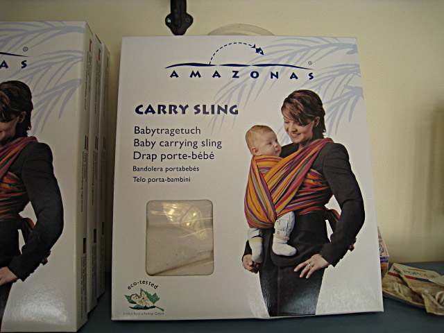 Je note la présence de draps porte-bébé