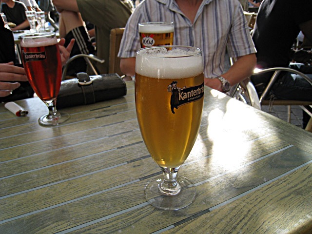 Je bois une bière