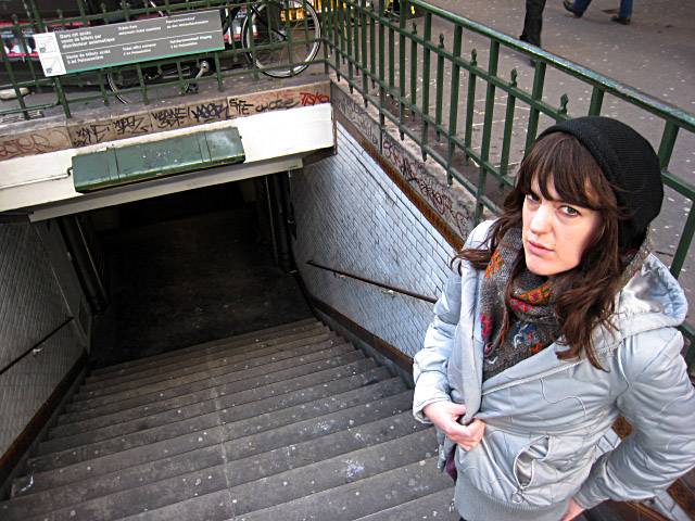 Nous prenons le métro