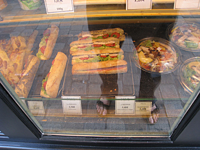 J'achète un sandwich