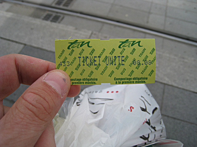 Un ticket