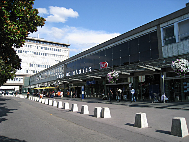 Nous allons à la Gare de Nantes