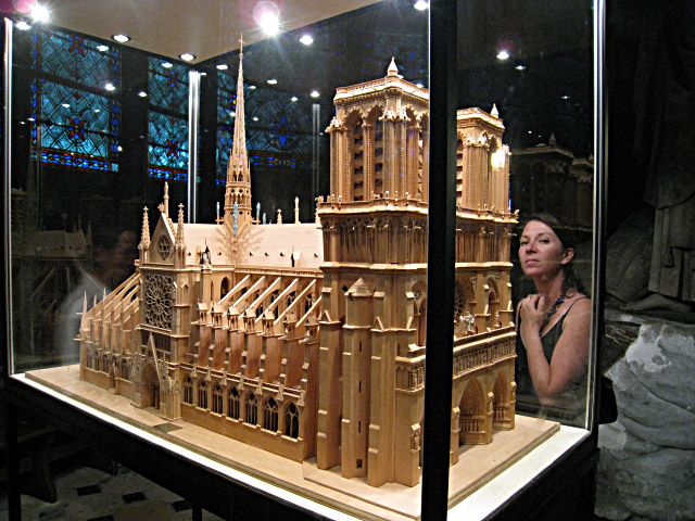 Une maquette de la cathédrale