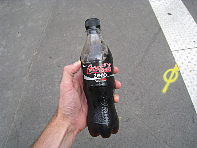 J'achète un coca cola zéro