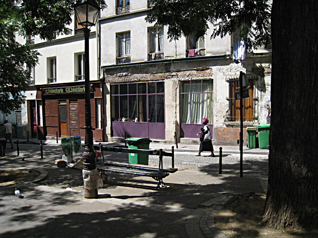 La place Sainte-Marthe