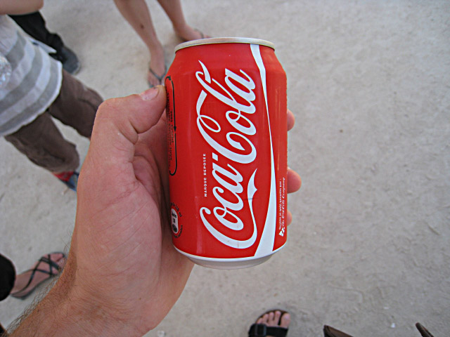 Je bois un coca