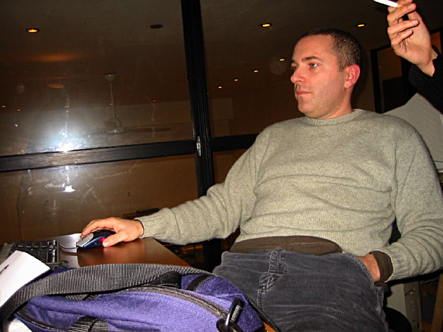 Christophe travaille sur le site du pianiste Andrew Russo