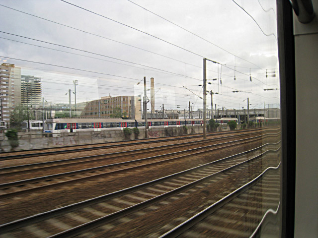 Le train démarre