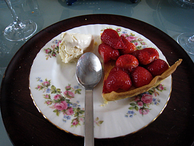Je mange du gateau