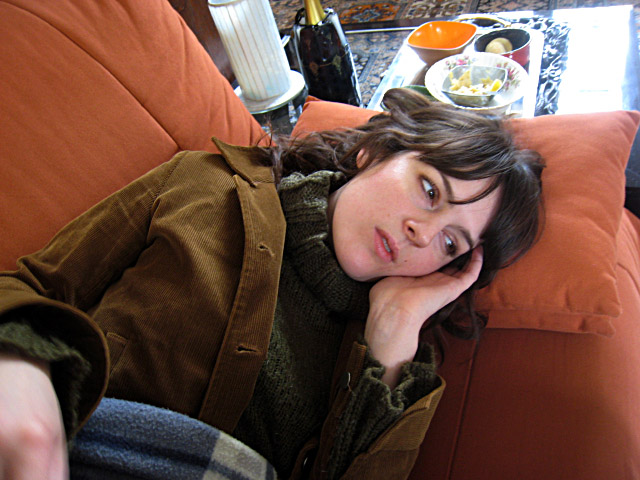 Marjolaine se repose