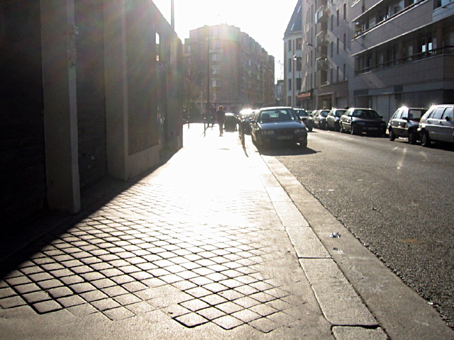 Je rentre dans mon quartier