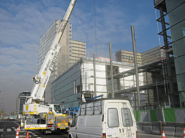 Un cinema MK2 en construction