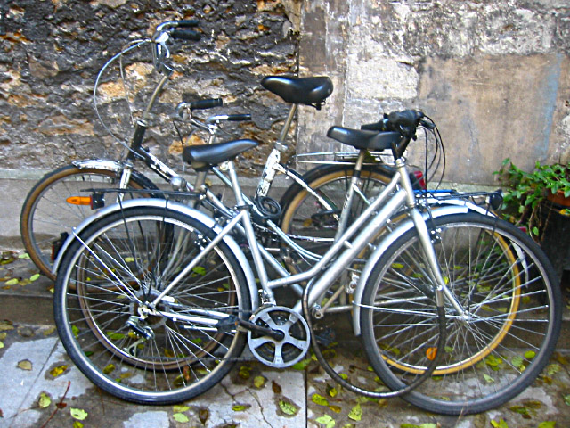 Je prends mon vélo