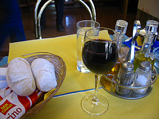Je bois du vin