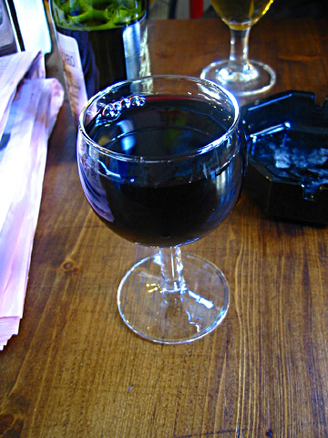 Je bois du vin