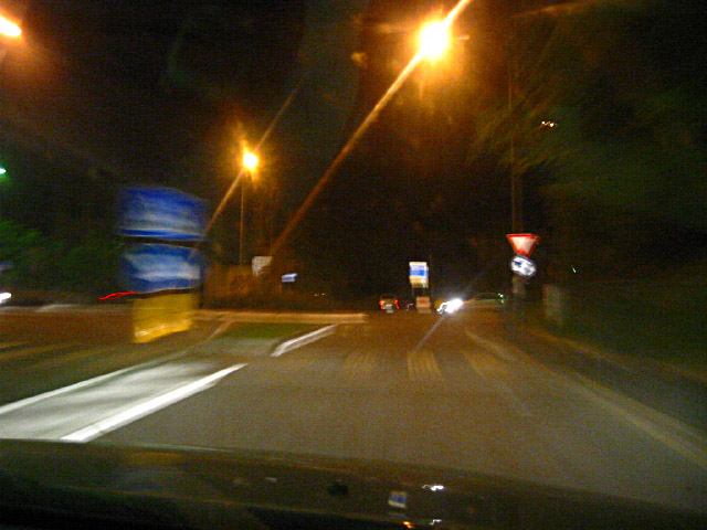 Francesca passe nous prendre en voiture