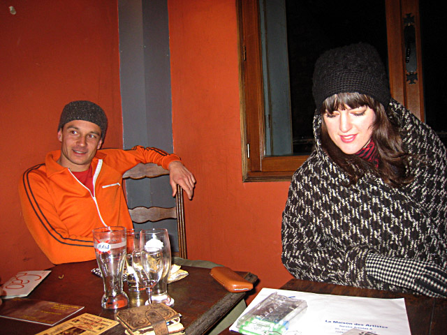 Je retrouve Mathias, Marjolaine et Magali