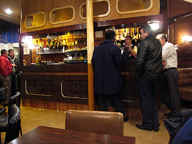 L'intérieur du bar