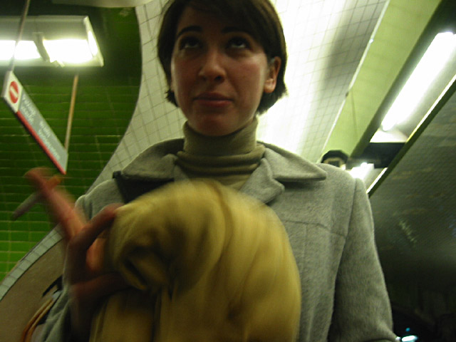 Je prends le métro avec Delphine