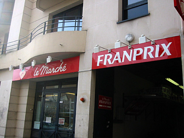 Je fais des courses à Franprix