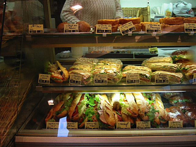 J'achète un sandwich