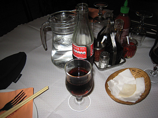 Je bois un coca