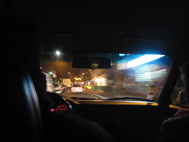 La voiture roule