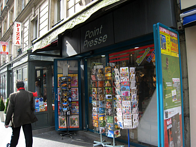 Je vais dans une librairie