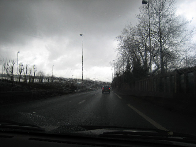 La voiture roule