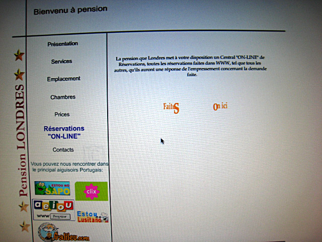 Nous choisissons 'Pension Londres'
