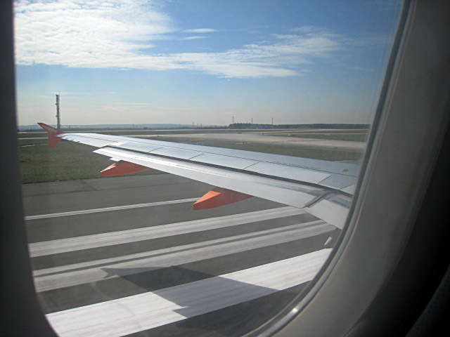 L'avion décolle