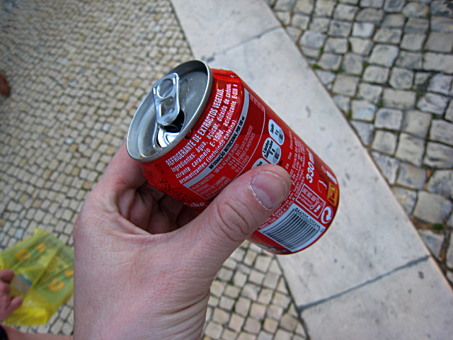 Je bois du coca