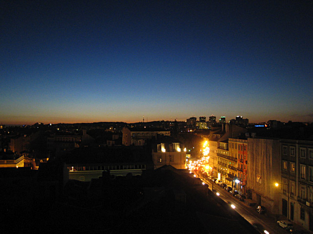 La vue depuis notre chambre