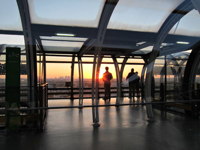 Le coucher de soleil