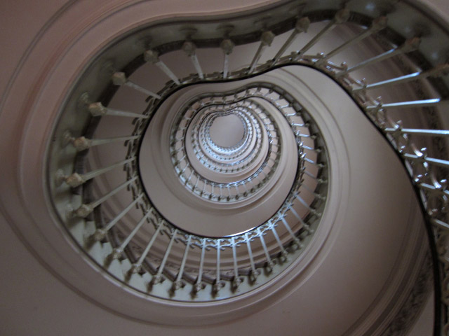 La cage d'escalier