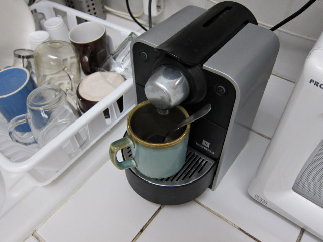 Je me fais un café