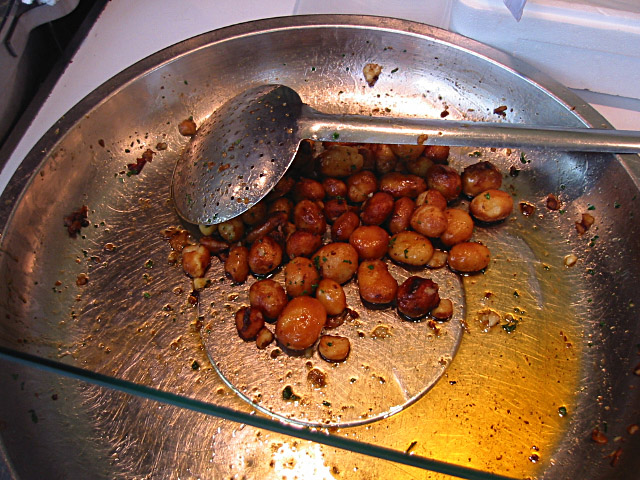 Avec des pommes de terre