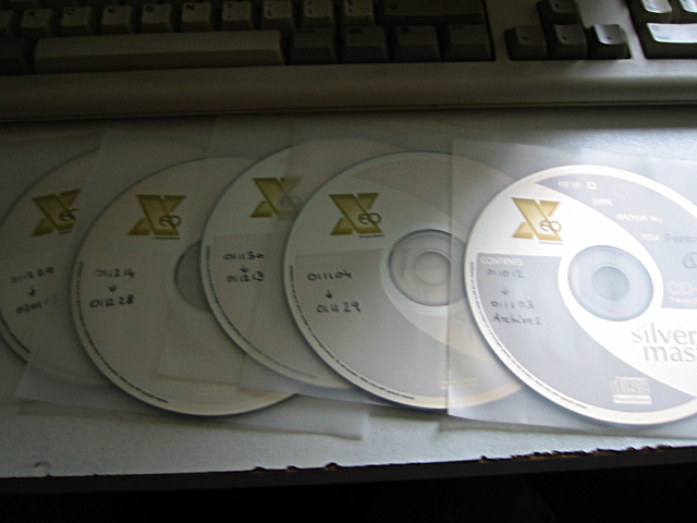 Je fais des sauvegardes sur CD de mes photos