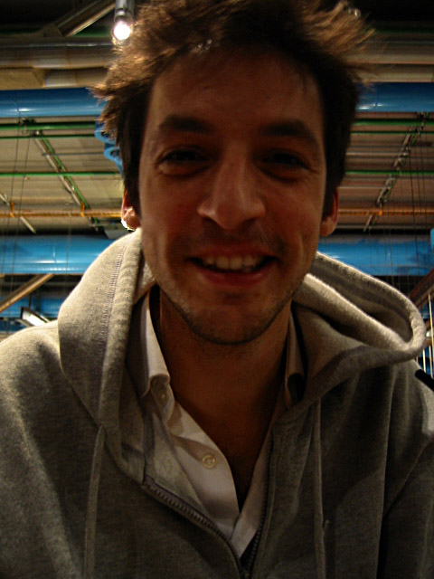 Je retrouve Aymeric pour lui parler de notre projet Minit-L