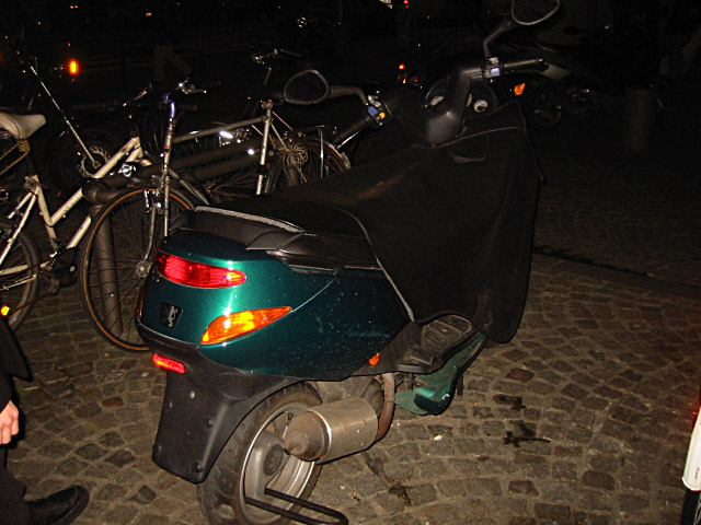 Le scooter de Thibaut