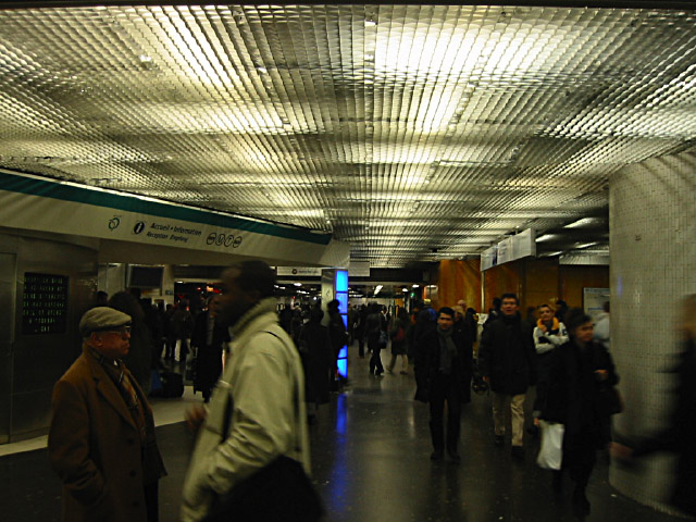 Je prends le métro