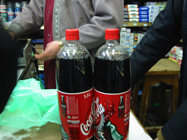 J'achète du coca