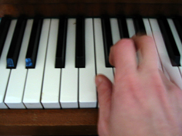 Je joue du piano