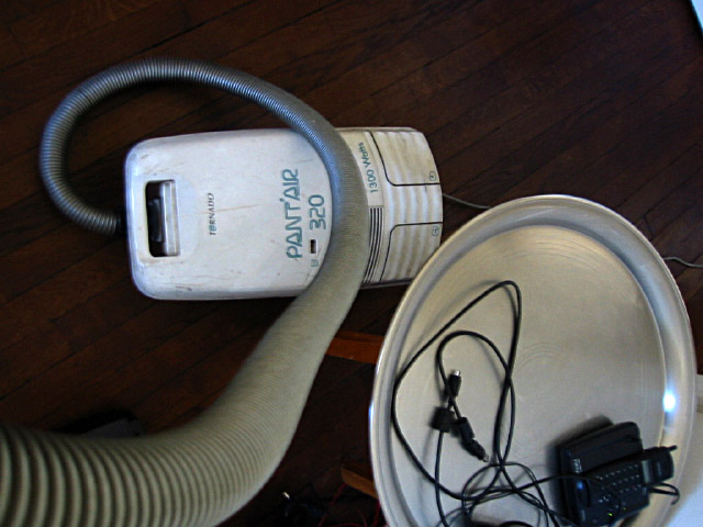 Je passe l'aspirateur