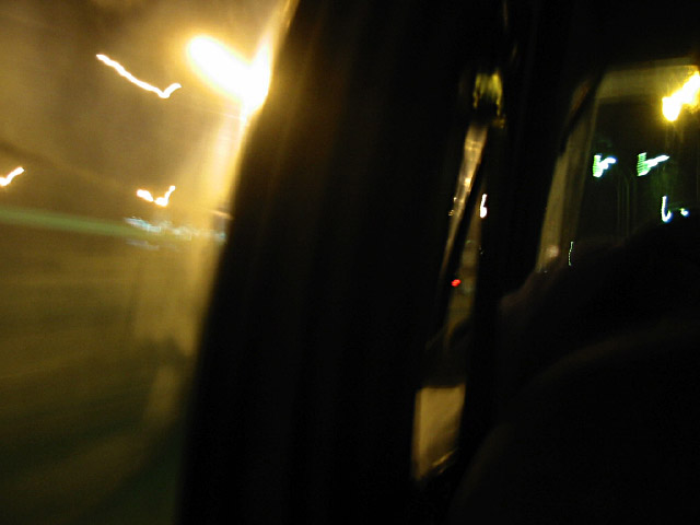 Nous prenons un taxi