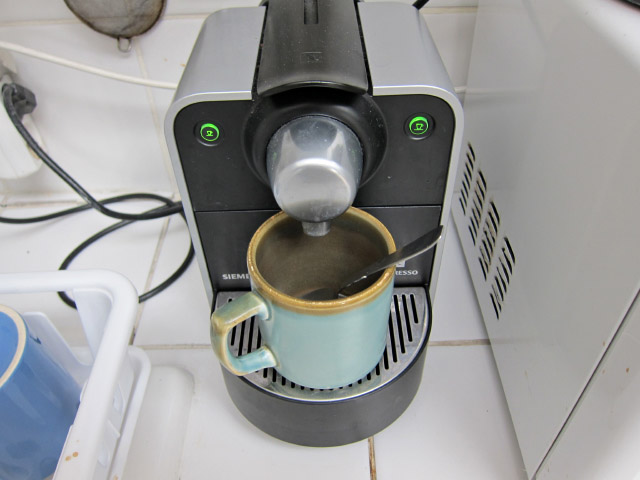 Je me prépare un café
