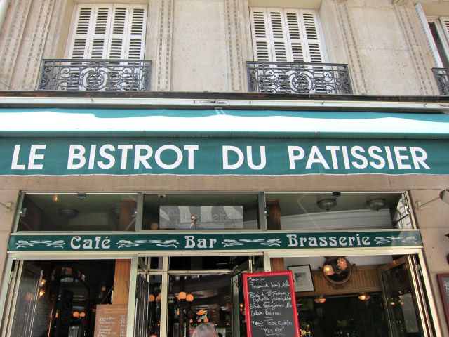 Je vais déjeuner avec Aude au Bistrot du patissier