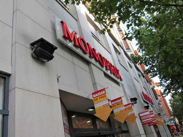 Je vais à Monoprix