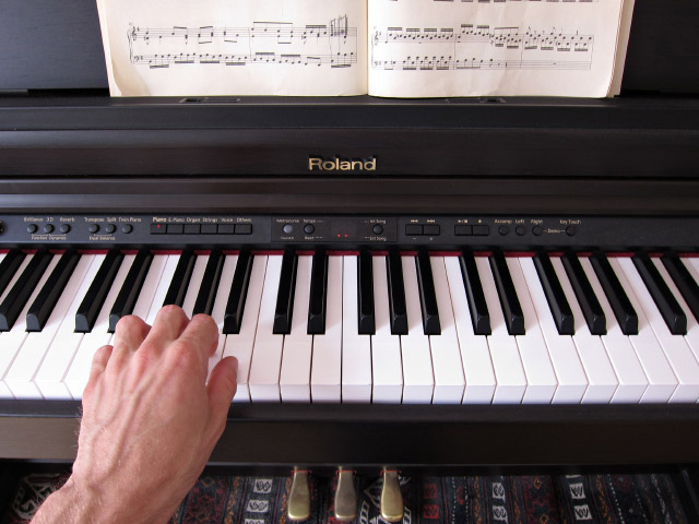 Je joue du piano