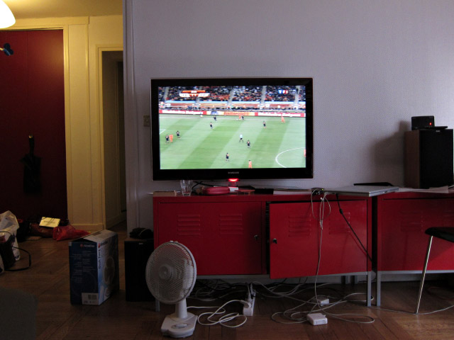Nous regardons la finale de la coupe du monde de football